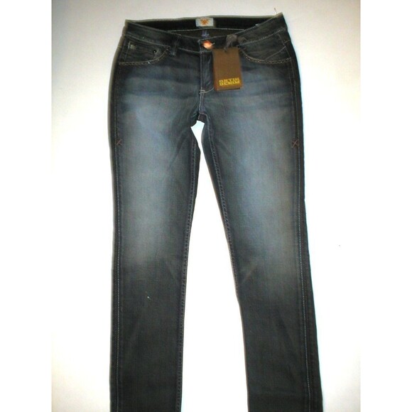 NWT $248 Womens Jeans Antik Denim 31 32 X 32 Designer Studs Gray Skinny New USA - Picture 2 of 6